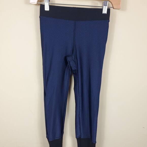 Koral Blue Chevron Vertex Stirrup Legging Women's Size XS - Picture 4 of 10